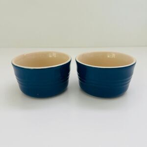 LE CREUSET Cobalt Blue 240ml Large Ramekin, Set of 2